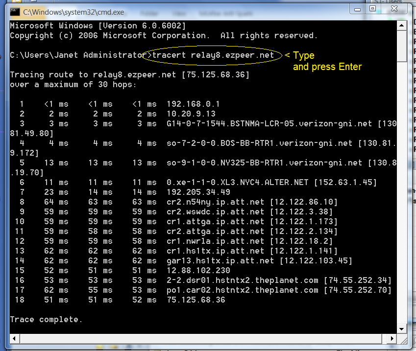 Tracert