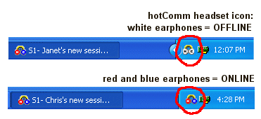 hotComm Lite icon location